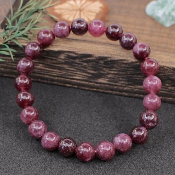 Hand Crafted Jewelry - 🆕New Ruby 8mm Healing Gemstone Bracelet